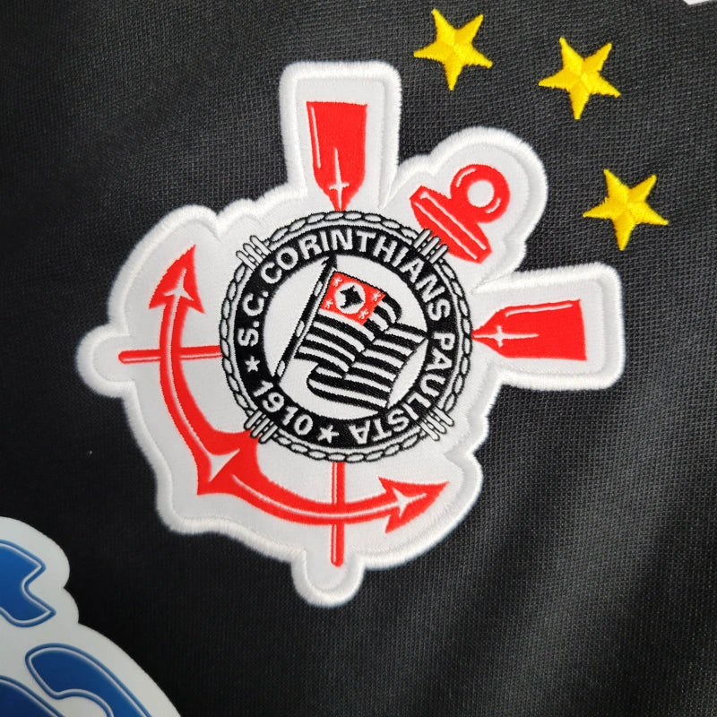 Timão Away Retro 2000 Shirt - Men's Fan Black