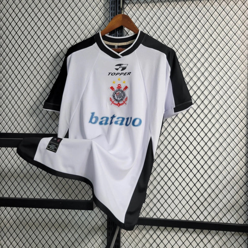 Timão Home Retro 2000 Shirt - White Men's Fan Shirt