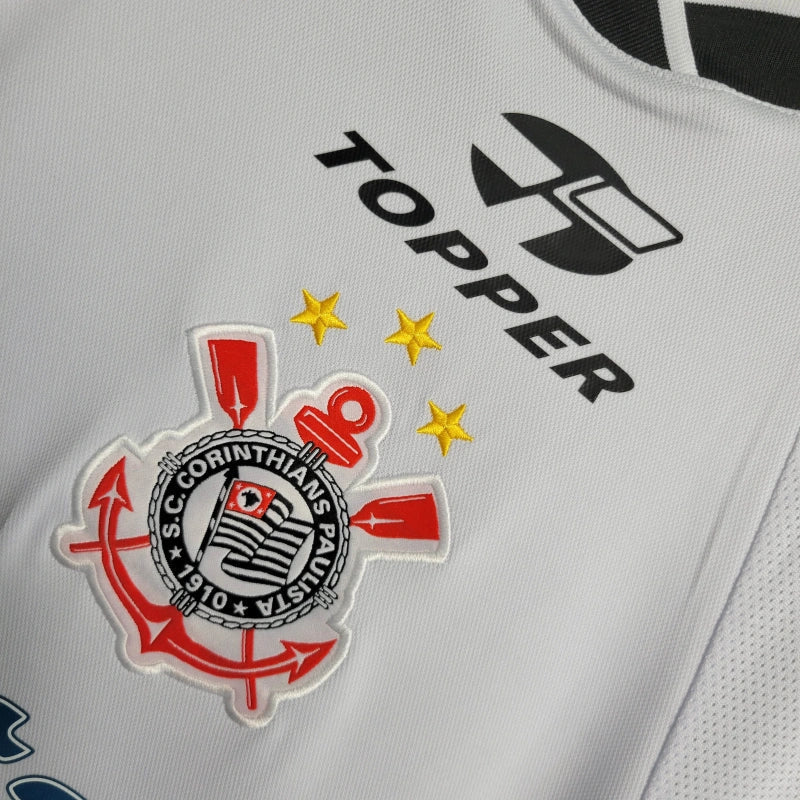 Timão Home Retro 2000 Shirt - White Men's Fan Shirt