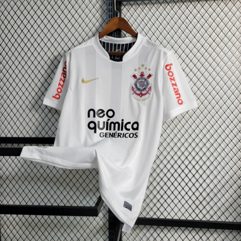 Timão Home Retro Shirt 2012 - White Men's Fan Shirt