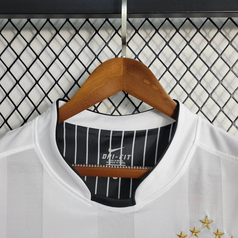 Timão Home Retro Shirt 2012 - White Men's Fan Shirt