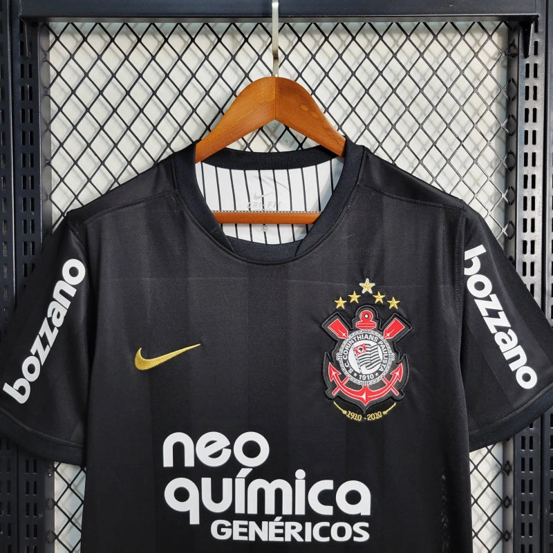 Timão Away Retro 2010 Shirt - Men's Fan Black