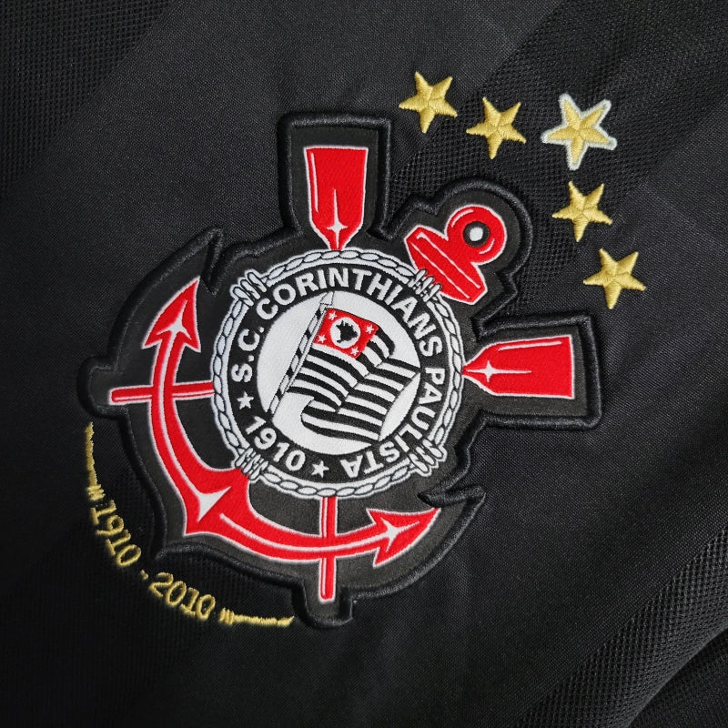Timão Away Retro 2010 Shirt - Men's Fan Black