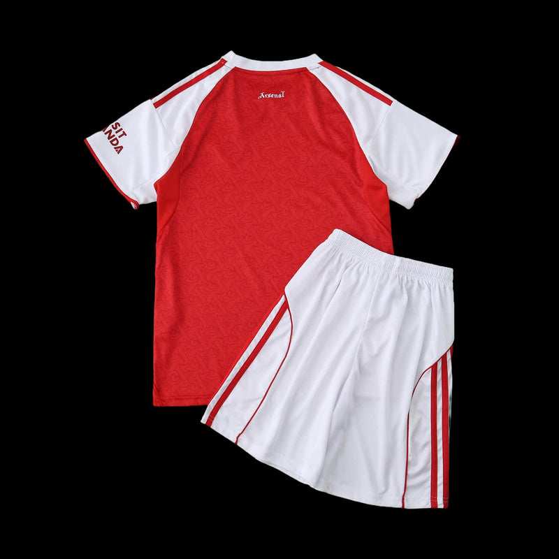 Arsenal Home Shirt 25/26 - Kids Fan Shirt Red and White