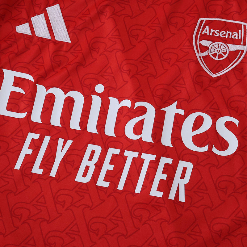 Arsenal Home Shirt 25/26 - Kids Fan Shirt Red and White