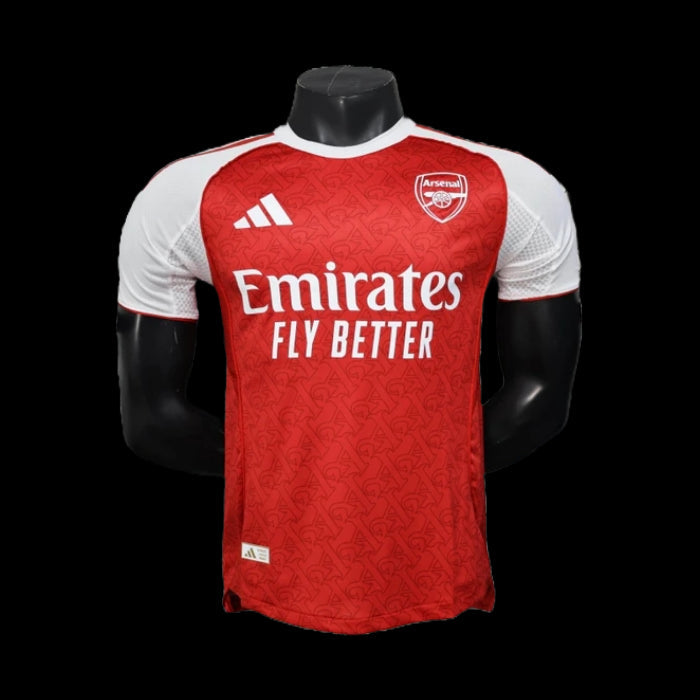 Arsenal Home Shirt 25/26 - Mens Player Red &amp; White