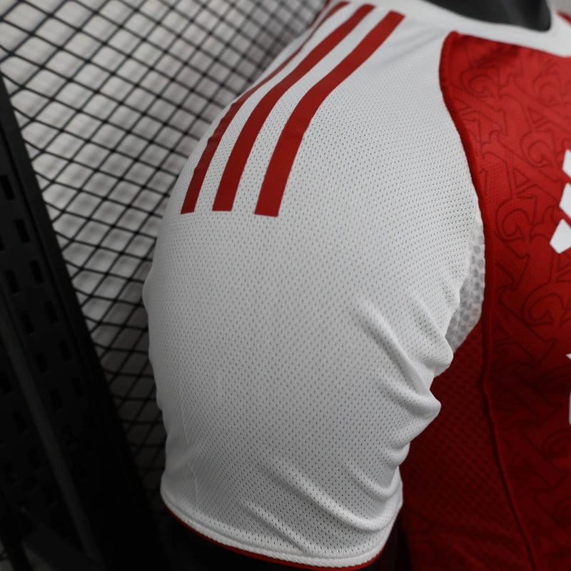 Arsenal Home Shirt 25/26 - Mens Player Red &amp; White