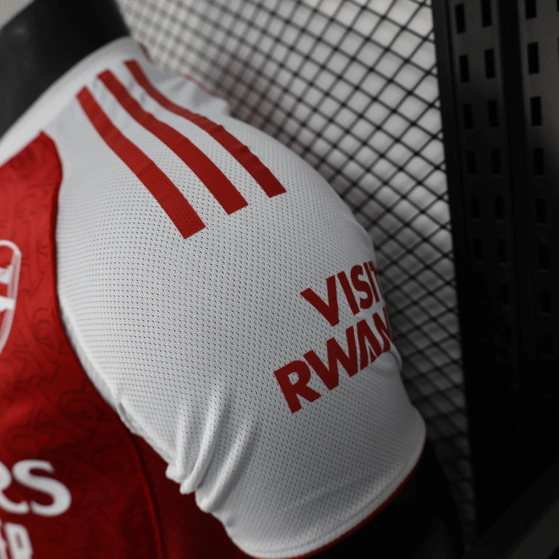 Arsenal Home Shirt 25/26 - Mens Player Red &amp; White