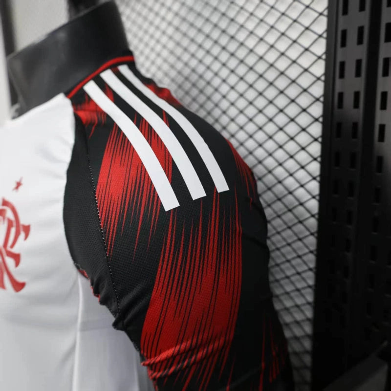 Flamengo Away Shirt 25/26 - Men's Player White + Sponsorships