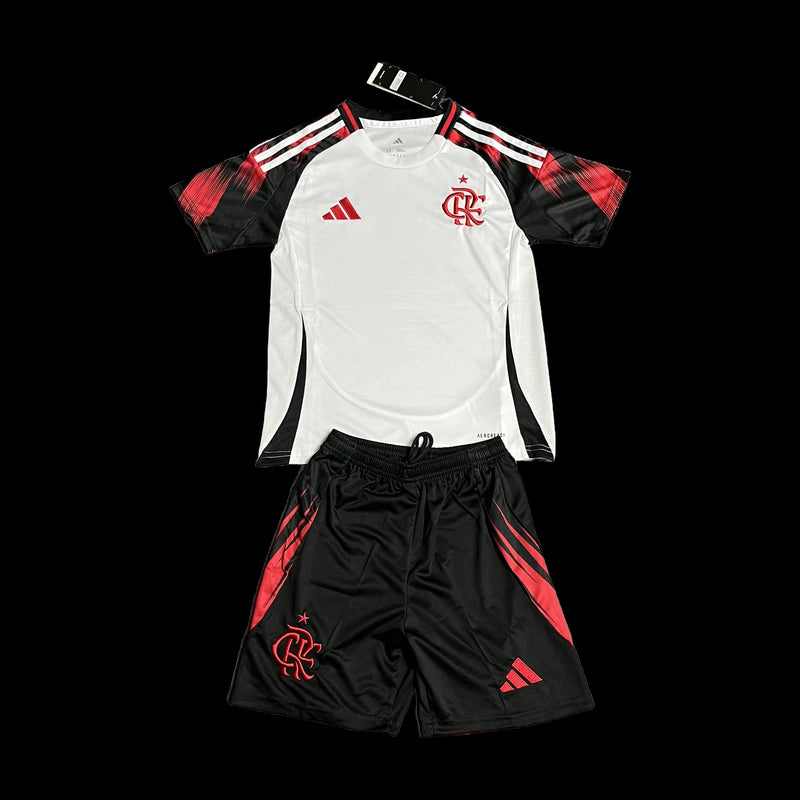 Flamengo Away Shirt 25/26 - White Kids Fan Shirt