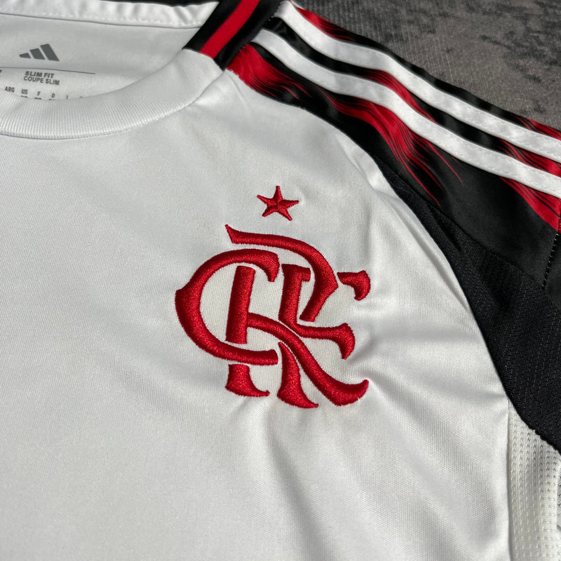 Flamengo Away Shirt 25/26 - White Kids Fan Shirt