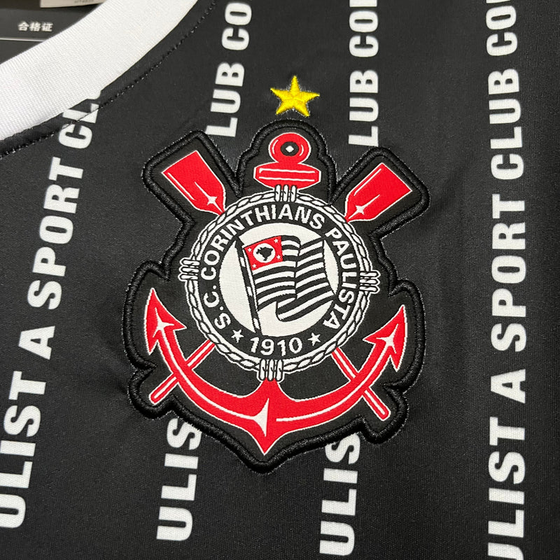Timão Third Away Retro 1994 Shirt - Men's Fan Black