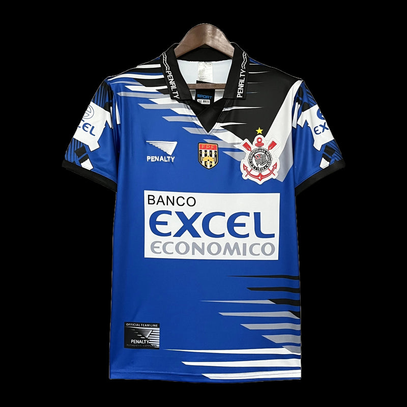 Timão Third Away Retro 1998 Shirt - Men's Fan Blue