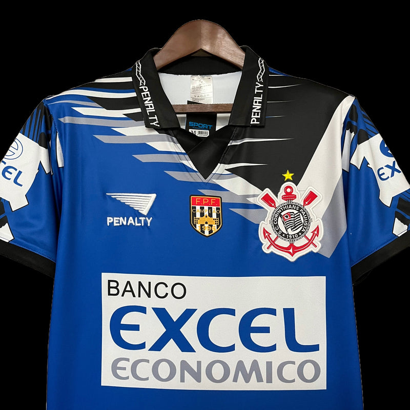 Timão Third Away Retro 1998 Shirt - Men's Fan Blue