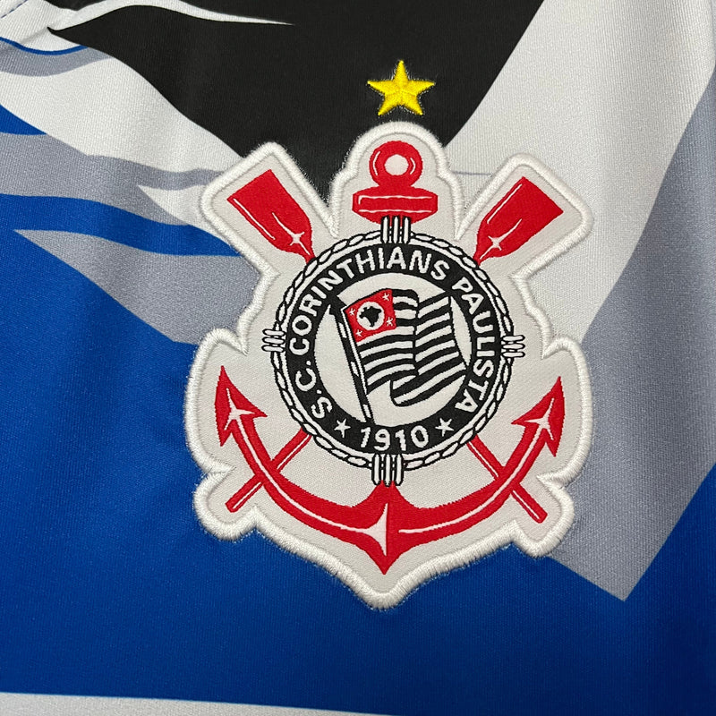Timão Third Away Retro 1998 Shirt - Men's Fan Blue