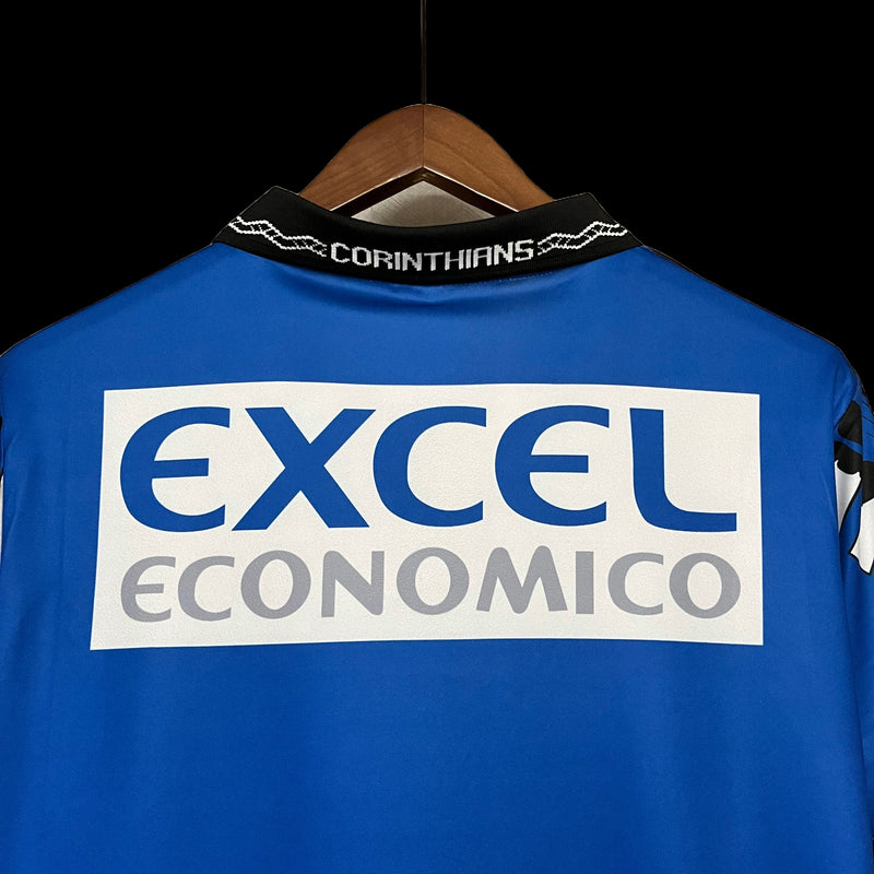 Timão Third Away Retro 1998 Shirt - Men's Fan Blue