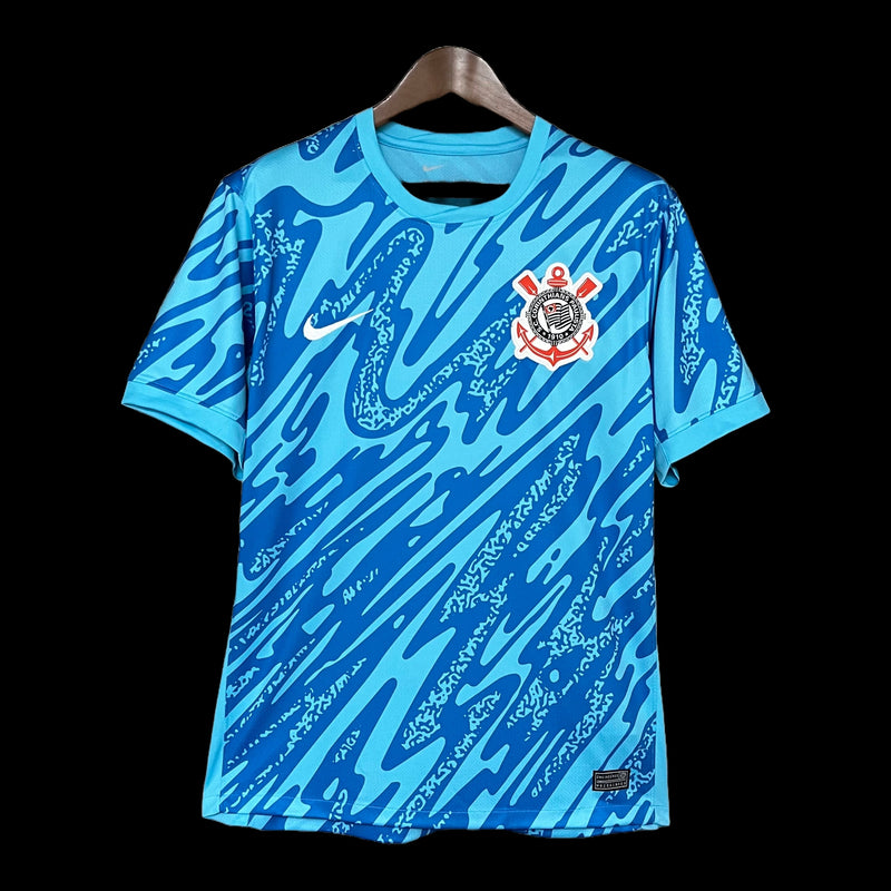 Timão Goalkeeper Shirt 24/25 - Men's Fan Blue