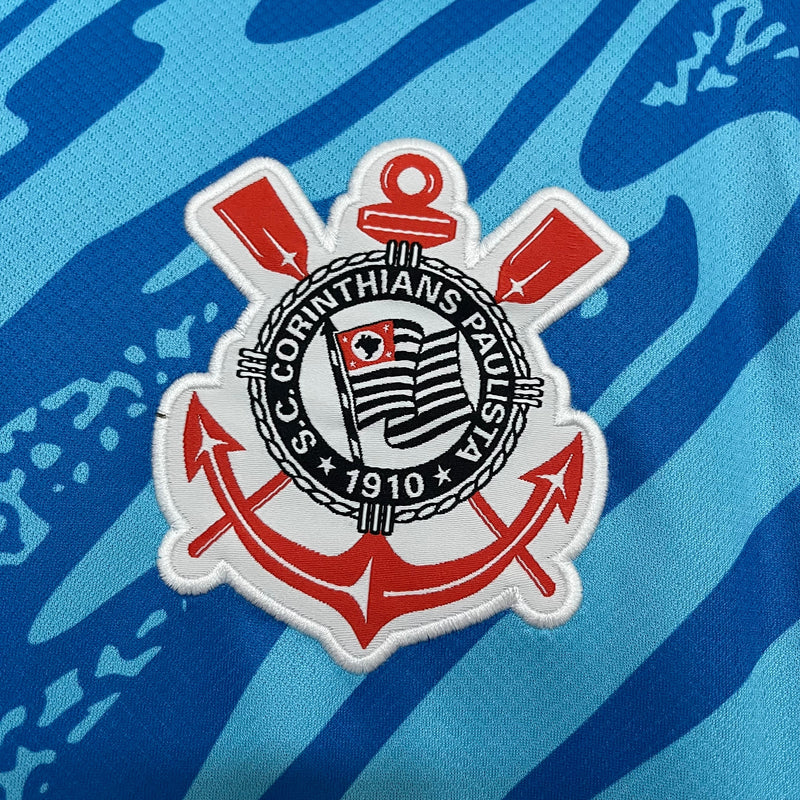 Timão Goalkeeper Shirt 24/25 - Men's Fan Blue