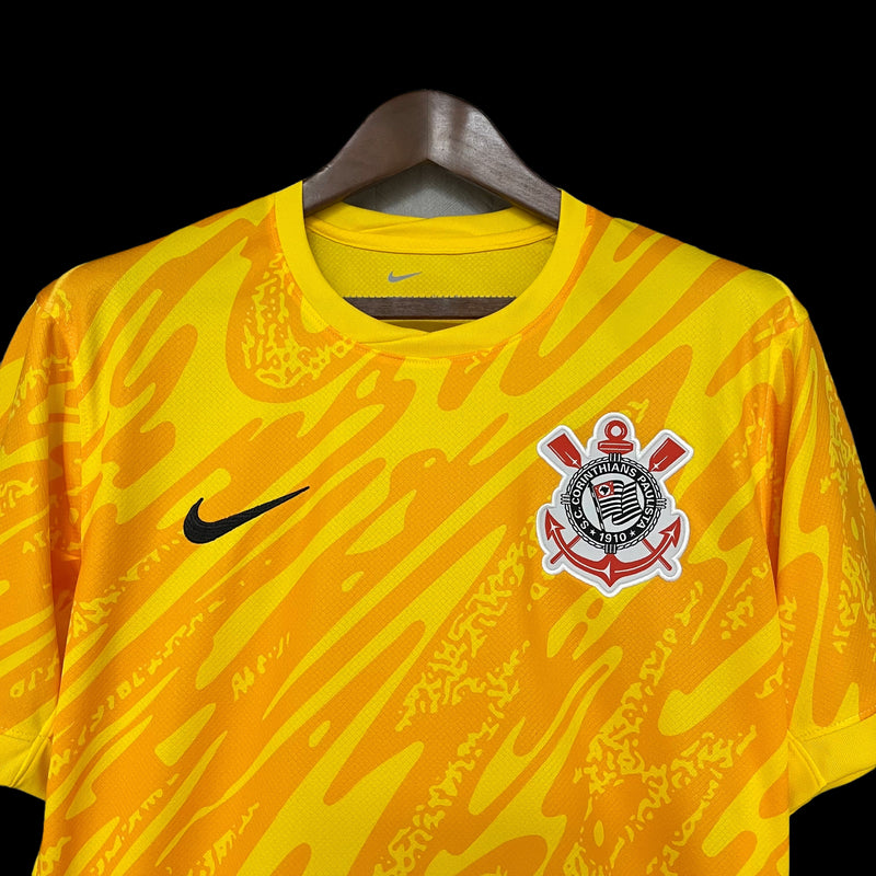 Timão Goalkeeper Shirt 24/25 - Men's Fan Yellow