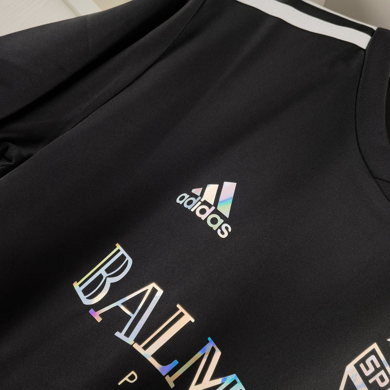 Sao Paulo BALMAIN Shirt - Men's Fan Black Reflective