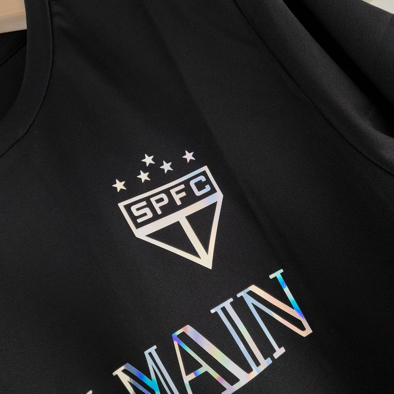 Sao Paulo BALMAIN Shirt - Men's Fan Black Reflective