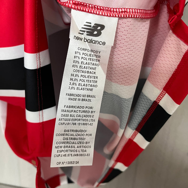São Paulo Away Shirt 25/26 - Men's Fan Red + Sponsorships