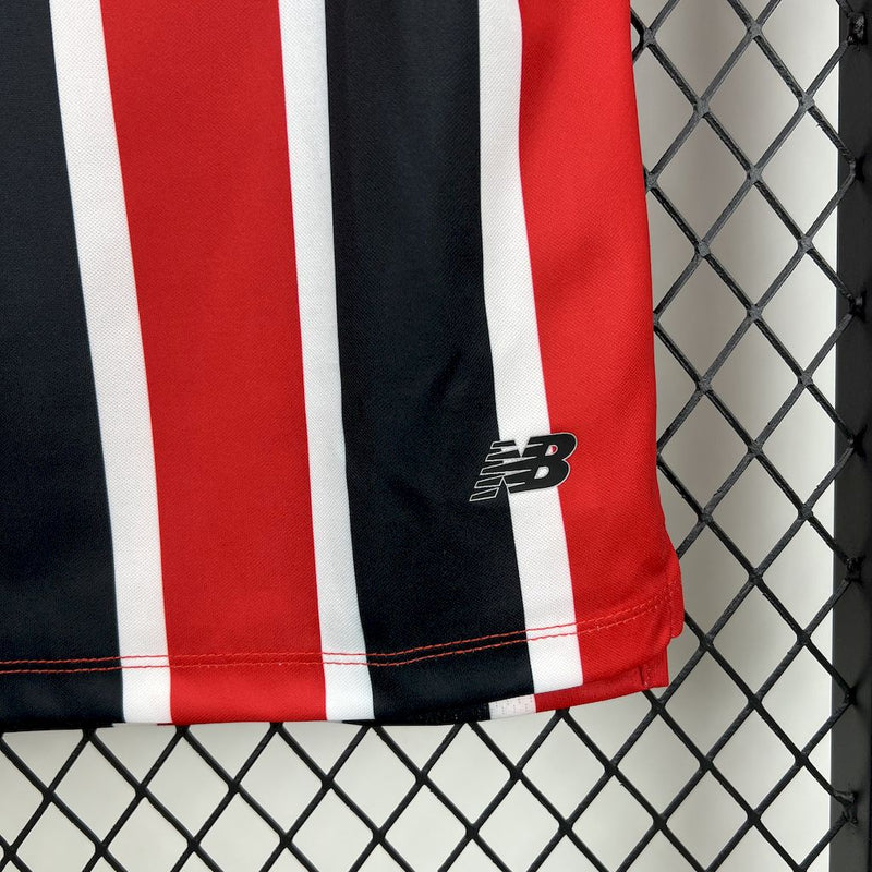 São Paulo Away Shirt 25/26 - Men's Fan Red + Sponsorships