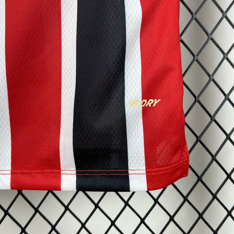 São Paulo Away Shirt 25/26 - Men's Fan Red + Sponsorships