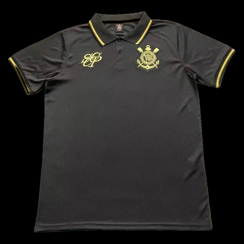 Timão Polo Shirt - Men's Fan Black and Gold