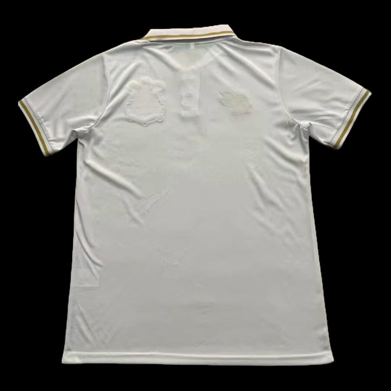 Timão Polo Shirt - Men's Fan White and Gold