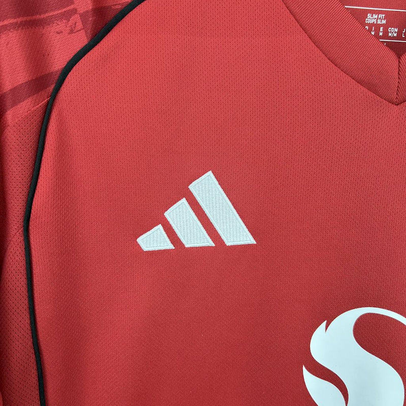 Manchester United Home Shirt 25/26 - Men's Fan Shirt Red