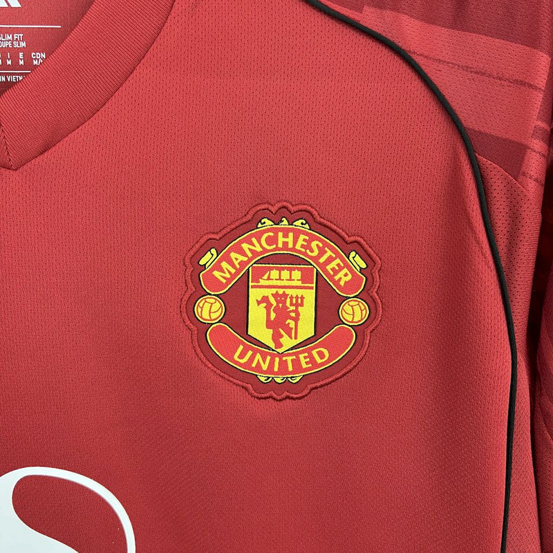 Manchester United Home Shirt 25/26 - Men's Fan Shirt Red
