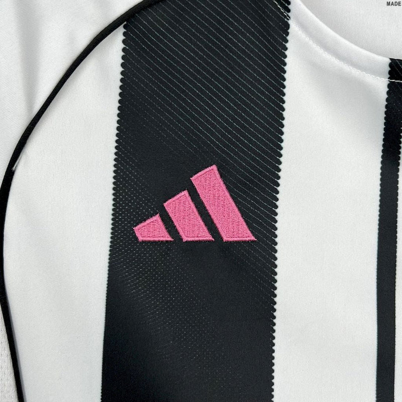 Juventus Home Shirt 25/26 - Kids Fan Shirt Black and White