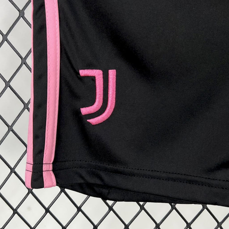 Juventus Home Shirt 25/26 - Kids Fan Shirt Black and White