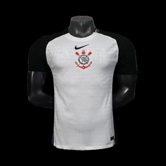 Timão Home Shirt 25/26 - White Male Player + Sponsorships