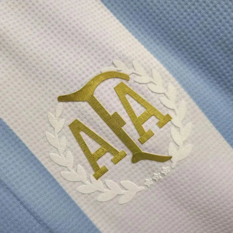 Argentina 50 Years Commemorative Edition Shirt + La Pulga - Men's Fan Blue
