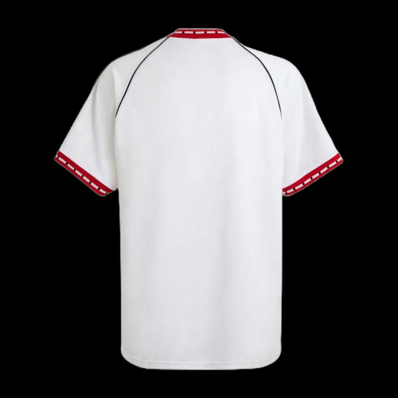 Manchester United Retro Away Shirt 1991 - Mens White Fan Shirt