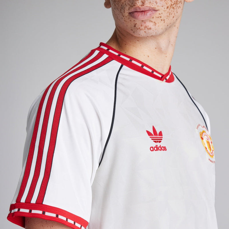 Manchester United Retro Away Shirt 1991 - Mens White Fan Shirt