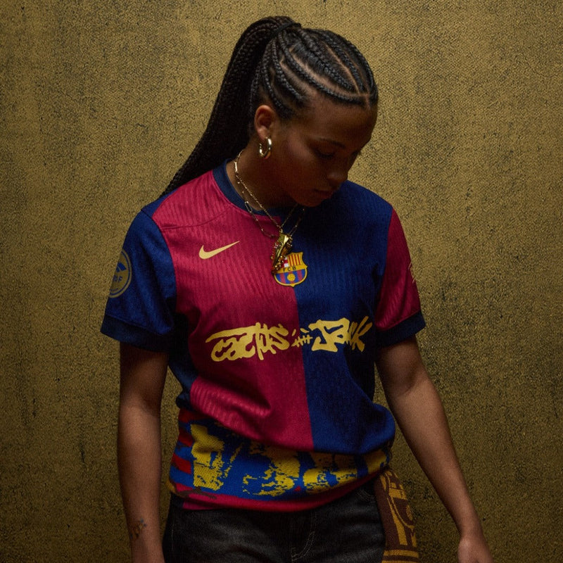 Barcelona TRAVIS SCOTT Home 24/25 Shirt - Women's Fan Shirt