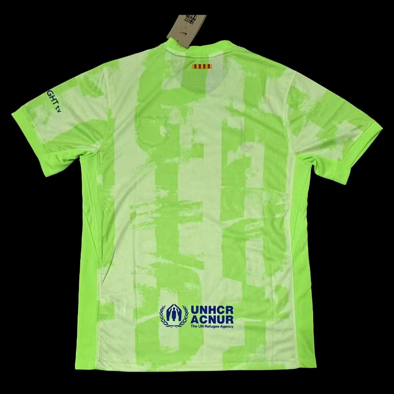 Barcelona TRAVIS SCOTT Third Away Shirt 24/25 - Men's Fan Green