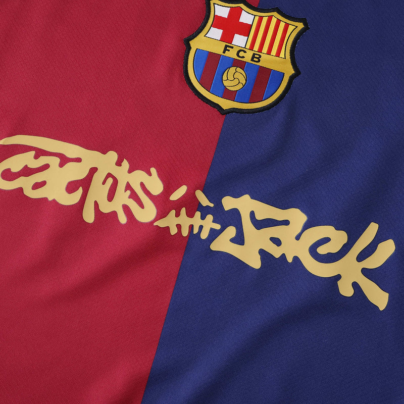 Barcelona TRAVIS SCOTT Home 24/25 Shirt - Men's Fan Shirt