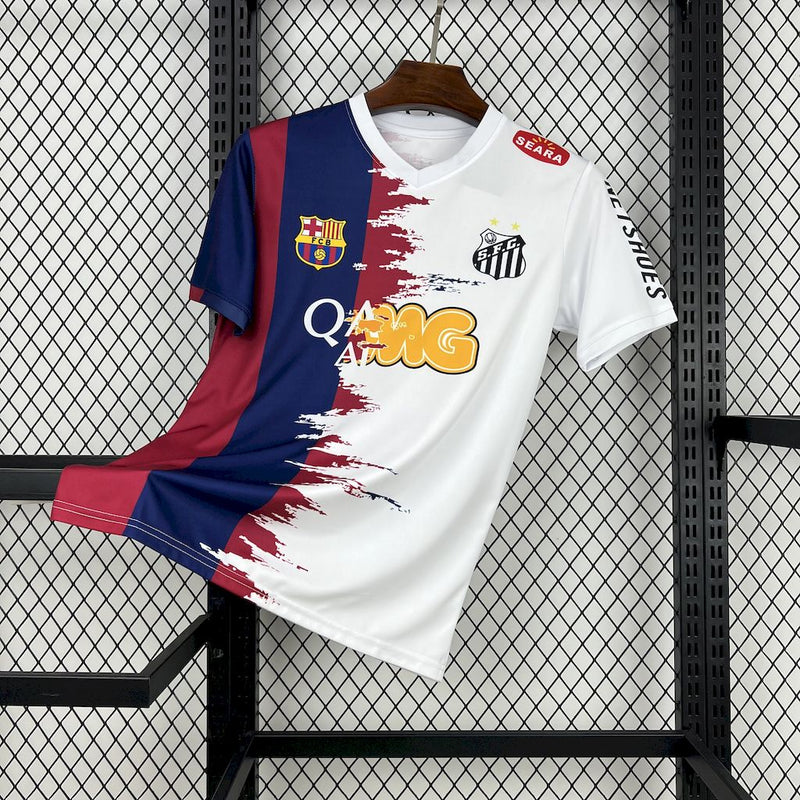 Neymar Special Edition Shirt - Barcelona + Santos - Men's Fan