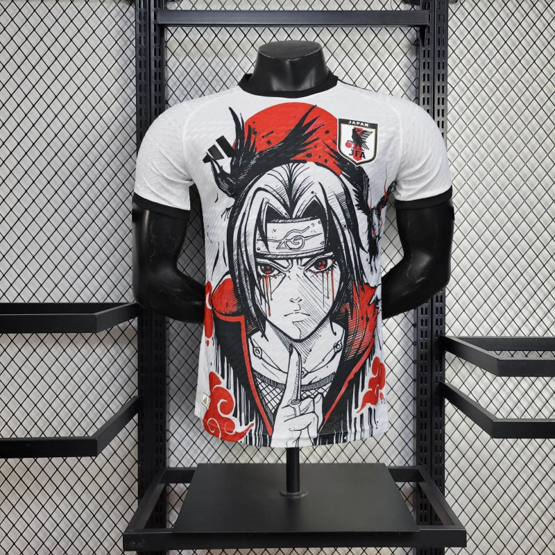 Japan Itachi Uchiha 25/26 Shirt - Male Player White and Red