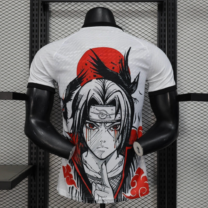 Japan Itachi Uchiha 25/26 Shirt - Male Player White and Red