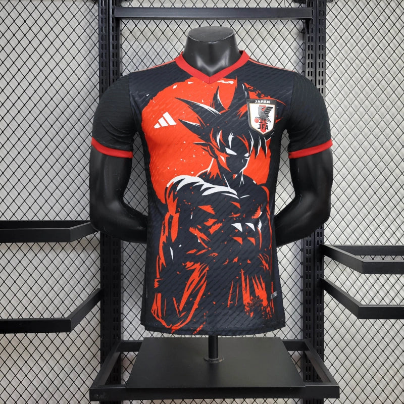 Japan Dragon Ball 24/25 Shirt - Men's Player Red and Black