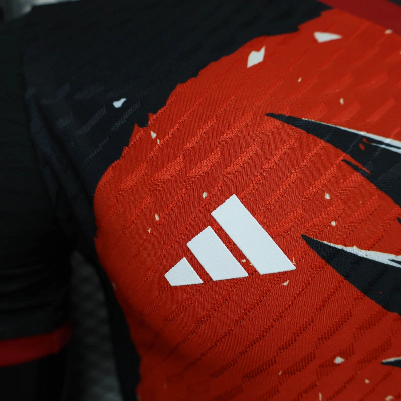 Japan Dragon Ball 24/25 Shirt - Men's Player Red and Black