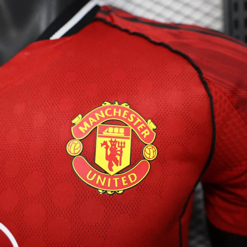 Manchester United Home Shirt 25/26 - Mens Player Red