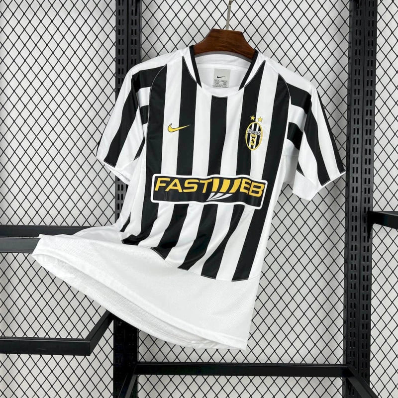 Juventus Retro Away Shirt 2002/03 - Men's Fan Striped