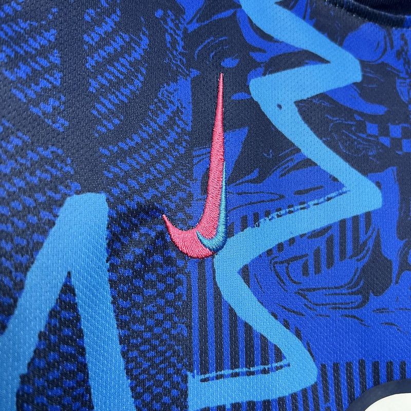 Atlético de Madrid Third Away Shirt 24/25 - Kids Fan Shirt Blue