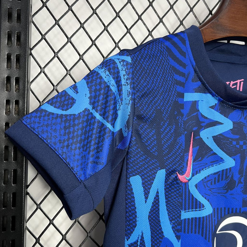 Atlético de Madrid Third Away Shirt 24/25 - Kids Fan Shirt Blue